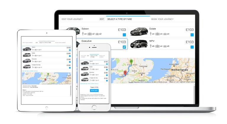 Chauffeur booking system
